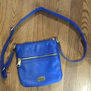 Fossil Royal Blue Crossbody Bag